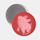 Aimant Rosa the Pig is Sno (Recto/Verso)