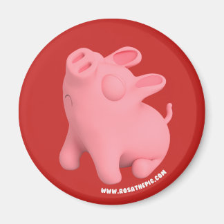 Aimant Rosa the Pig is Sno