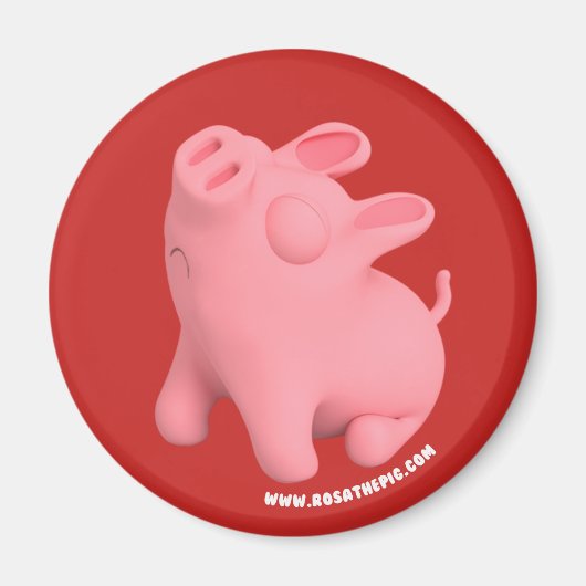 Aimant Rosa the Pig is Sno (Devant)