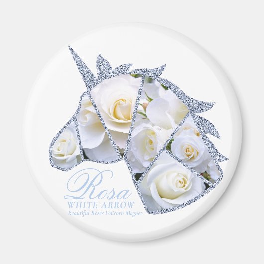 Aimant Rosa White Arrow (Devant)