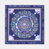 Aimant Rosace bleue (Devant)