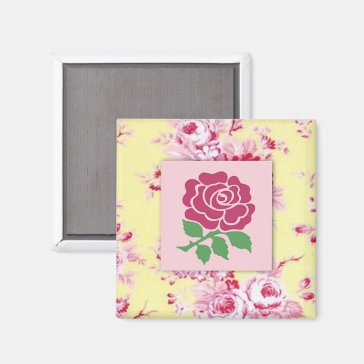 Aimant rose (Recto/Verso)