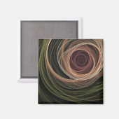 aimant Rose Abstrait (Recto/Verso)