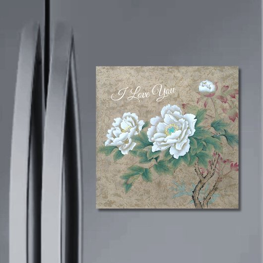 Aimant Rose blanche