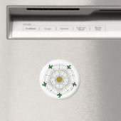Aimant Rose blanche de York (In Situ (Lave-vaisselle))