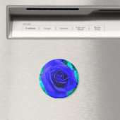 Aimant Rose bleu saphir (In Situ (Lave-vaisselle))