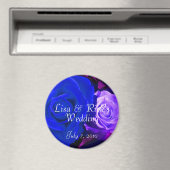 Aimant Rose bleu violet (In Situ (Lave-vaisselle))