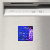 Aimant Rose bleu violet (In Situ (Lave-vaisselle))