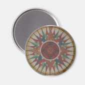 Aimant Rose Compass manuscrit (Recto/Verso)