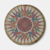 Aimant Rose Compass manuscrit (Devant)