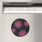Aimant Rose, cool, tendance, abstraction de fleurs modern (In Situ (Lave-vaisselle))
