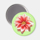Aimant rose Dahlia (Recto/Verso)