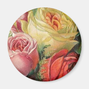 Aimant rose de bouquet