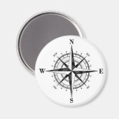 Aimant rose de boussole (Recto/Verso)