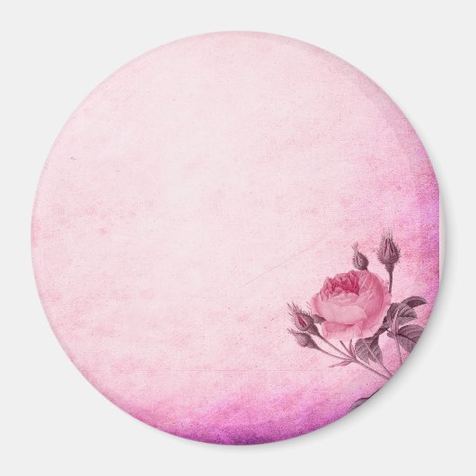 Aimant Rose de la Saint Valentin (Devant)