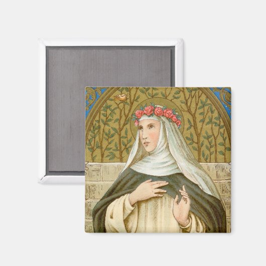 Aimant Rose de Lima (BK 020) (Recto/Verso)