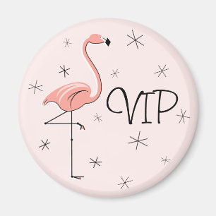 Aimant rose du Flamant rose VIP