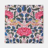 Aimant Rose et Bird, William Morris (Devant)