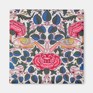 Aimant Rose et Bird, William Morris
