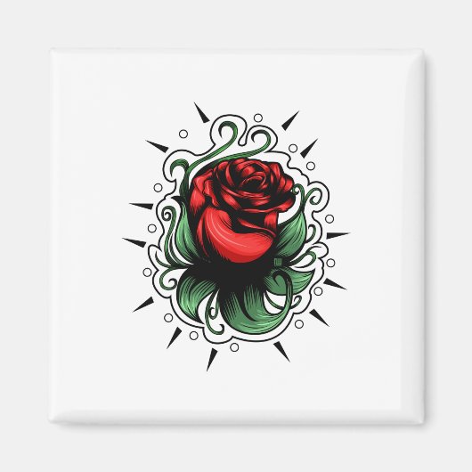 Aimant Rose Extraordinaire (Devant)