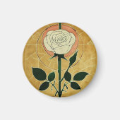 Aimant Rose Glasgow (Devant)