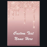 Aimant Rose Gold Parties scintillant personnalisé Nom du<br><div class="desc">Magnets avec Rose Gold Blush Parties scintillant Épercés Texte personnalisé Rose moderne Conception personnalisable - Ajouter votre nom de texte unique ou supprimer du texte - Faire votre cadeau spécial Aimant - Redimensionner et déplacer ou ajouter du texte / des éléments avec outil de personnalisation. Choisissez les polices / taille...</div>