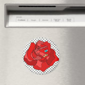 Aimant Rose impitoyable (In Situ (Lave-vaisselle))