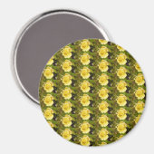Aimant rose jaune (Recto/Verso)