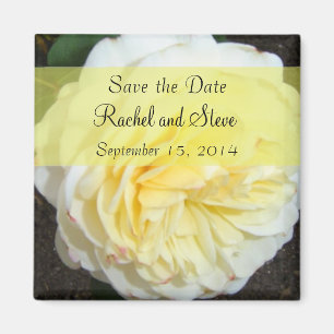 Aimant Rose Jaune Clair Enregistrer la Date