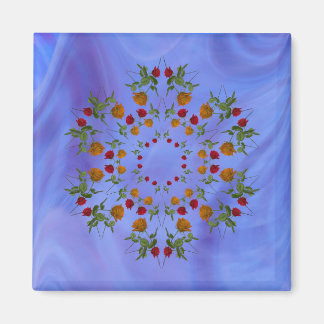 Aimant Rose Kaleidoscope