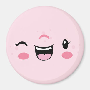 Aimant rose Kawaii