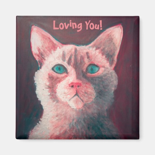 Aimant rose Kitty (Devant)