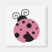 Aimant Rose Ladybug (Devant)