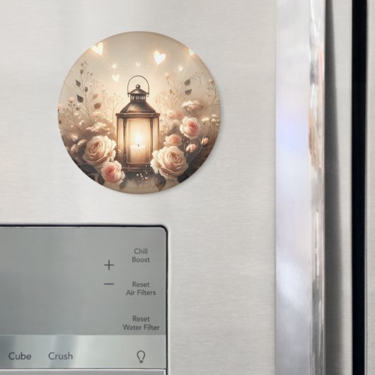 Aimant Rose Lantern Glow Bouquet (In situ (réfrigérateur))