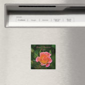 Aimant Rose Mariage rose Peachy (In Situ (Lave-vaisselle))