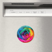 Aimant rose multicolore (In Situ (Lave-vaisselle))