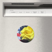 Aimant Rose patriotique (In Situ (Lave-vaisselle))