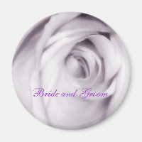 aimant rose pourpre (mariée et mariée)