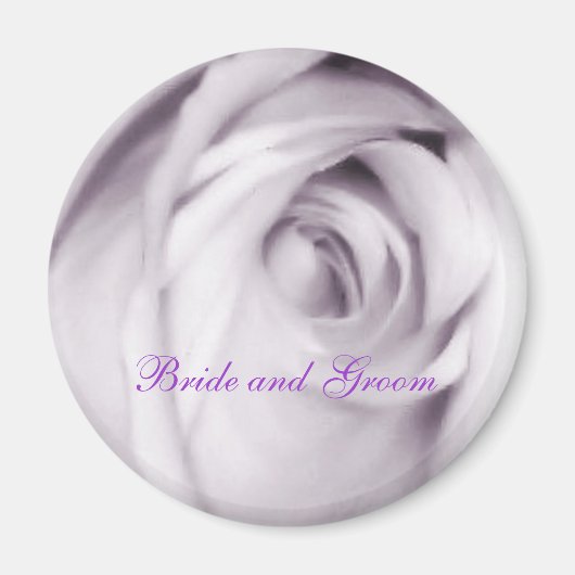 aimant rose pourpre (mariée et mariée) (Devant)