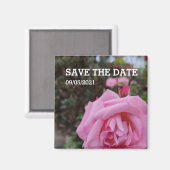 Aimant Rose rose (Recto/Verso)