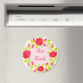 Aimant Rose rose Flown (In Situ (Lave-vaisselle))