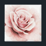 Aimant Rose rose rose<br><div class="desc">Rose I par Grace Popp. Dispose d'un rose tout proche dans une belle palette muette.</div>