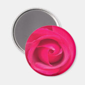 Aimant Rose rose rouge romantique (Recto/Verso)