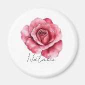 Aimant Rose rouge (Devant)