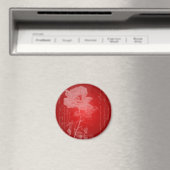 Aimant Rose rouge Valentine (In Situ (Lave-vaisselle))