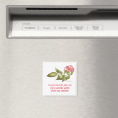 Aimant Rose sauvage rose avec (In Situ (Lave-vaisselle))
