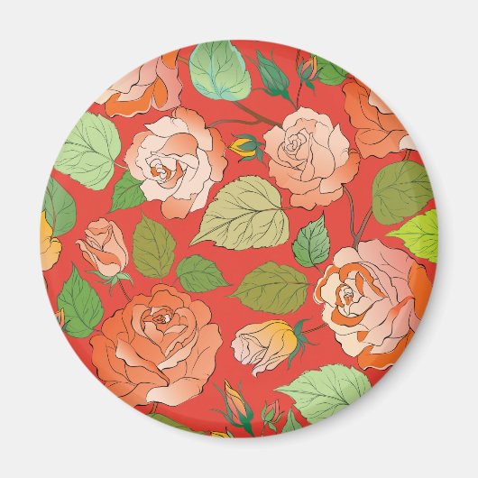 Aimant Roses 26 (Devant)