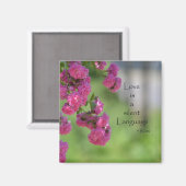 Aimant Roses amoureux (Recto/Verso)