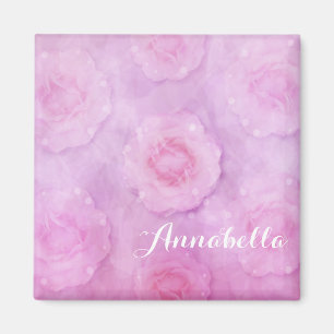 Aimant Roses aquarelle