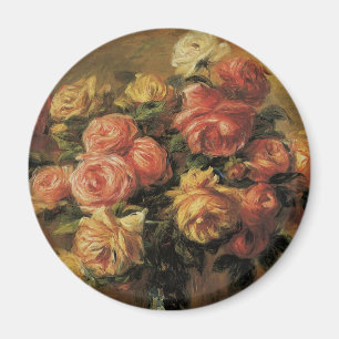 Aimant Roses dans un vase par Pierre Renoir, Vintage Fine